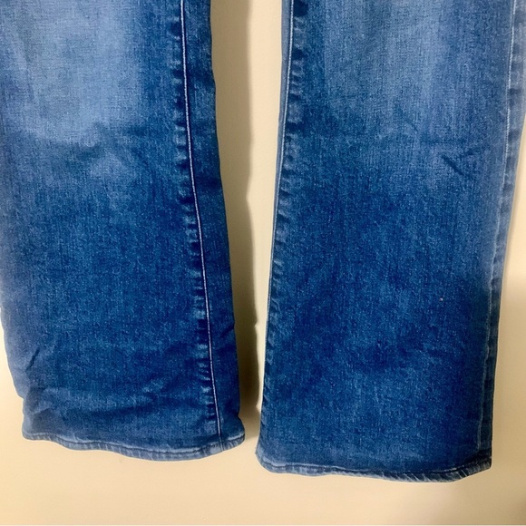 GAP denim '70s flare medium wash sailor jeans size 4/27R EUC - Picture 6 of 8